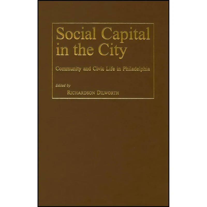 کتاب Social Capital in the City اثر Richardson Dilworth انتشارات Temple University Press