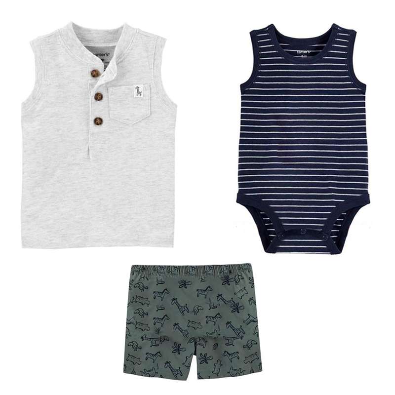ست 3 تکه لباس نوزادی کارترز مدل 1817