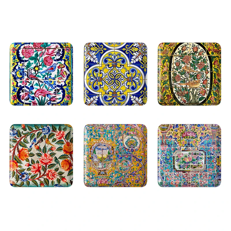 پیکسل خندالو مدل کاشی کد 100B مجموعه 6 عددی