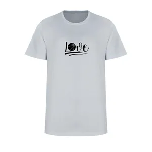 تی شرت آستین کوتاه زنانه مدل بسکتبالیست  کد L291 رنگ طوسی