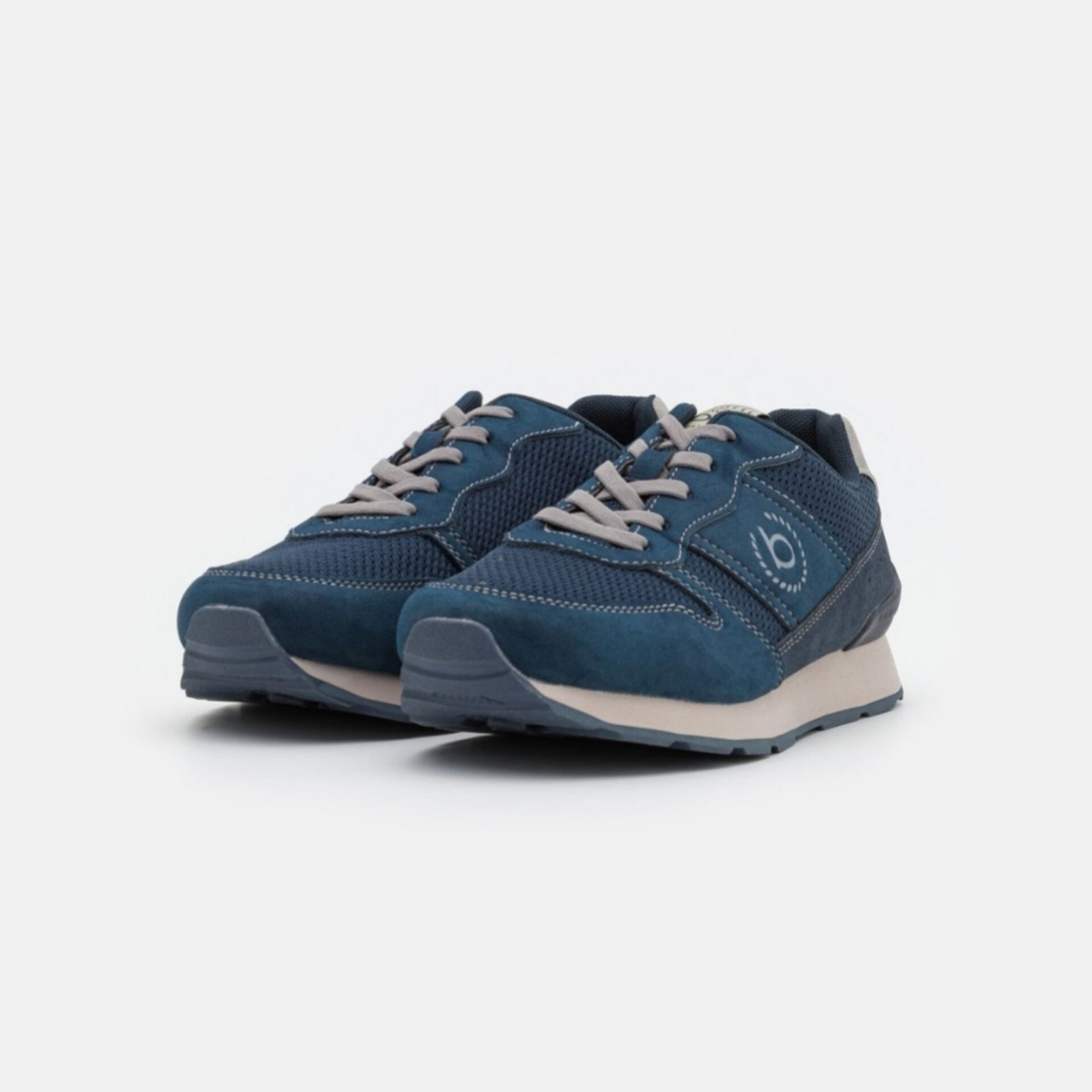 کفش طبی مردانه بوگاتی مدل  Sneaker mit Ziernähten und Logo navy-blau -  - 11