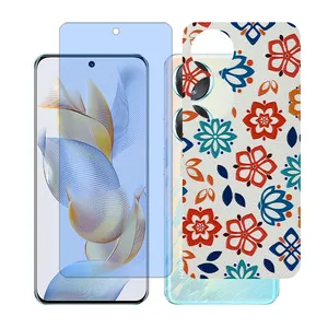 Glass together model anti blue screen protector suitable for Honor 90 mobile phone with back cover sticker 