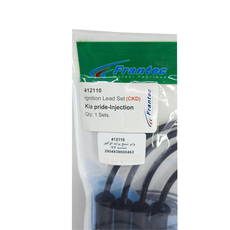 وایر شمع فرانتک مدل 412110 مناسب برای پراید بسته 4 عددی