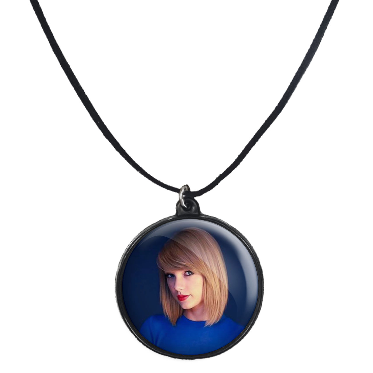 گردنبند پرمانه طرح تیلور سویفت کد pmb.2225 مدل دو طرفه