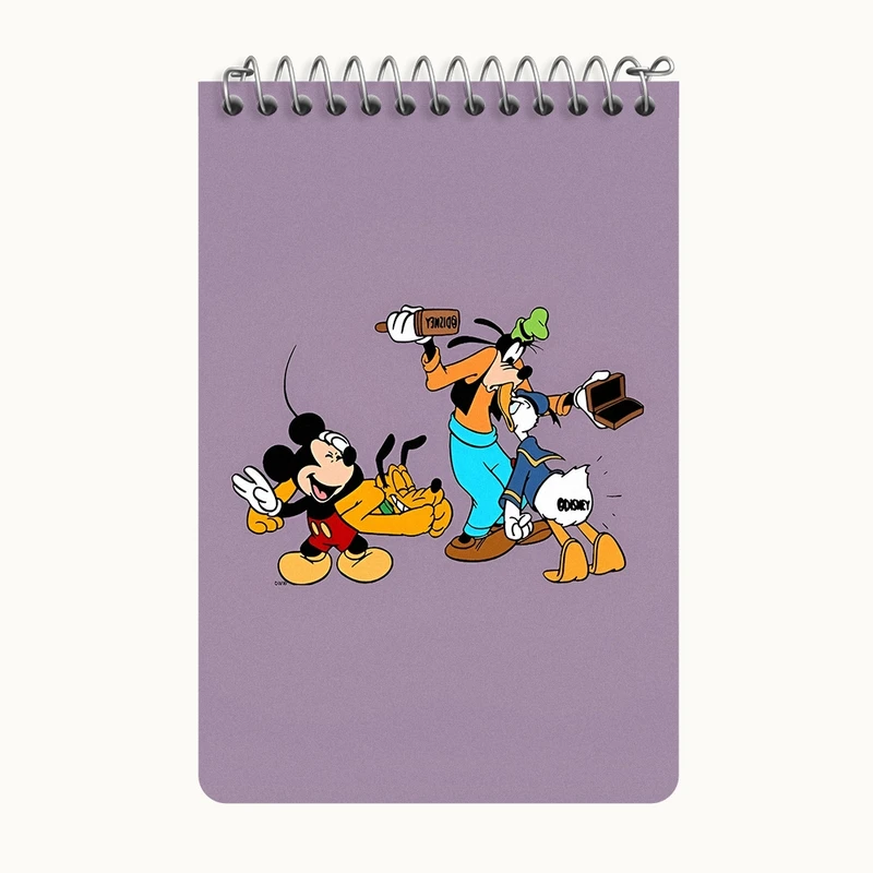 دفتر یادداشت 50 برگ خندالو طرح میکی موس کد F8611