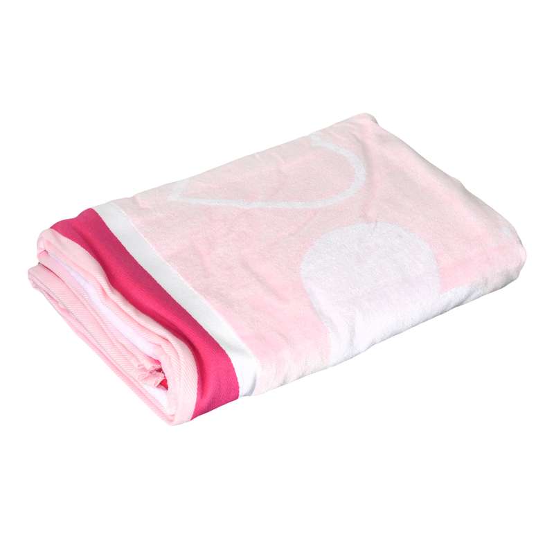 حوله حمام ازدیلک مدل Love سایز 100x150 سانتی متر