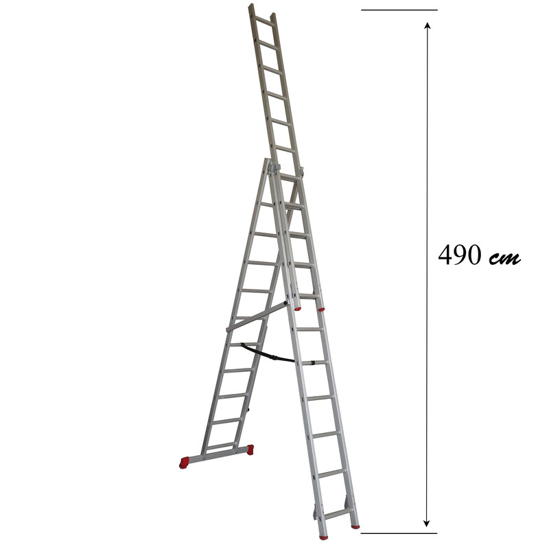 نردبان 33 پله آلوپات مدل دوطرفه کشویی 9m