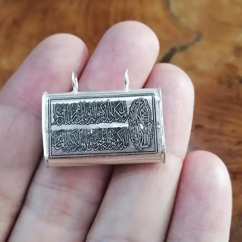 آویز گردنبند نقره کد HZ4024