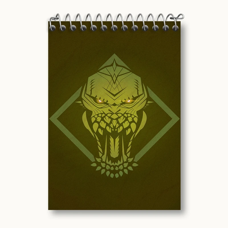 دفتر یادداشت 50 برگ خندالو مدل بازی شکارچی هیولا (Monster Hunter) کد 33229