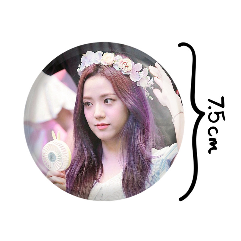 آینه جیبی خندالو مدل جیسو گروه بلک پینک Black Pink  کد 3097