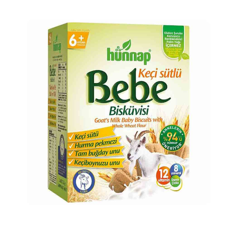 بیسکوییت کودک شیر بز هوناپ - 200 گرم مجموعه 2 عددی