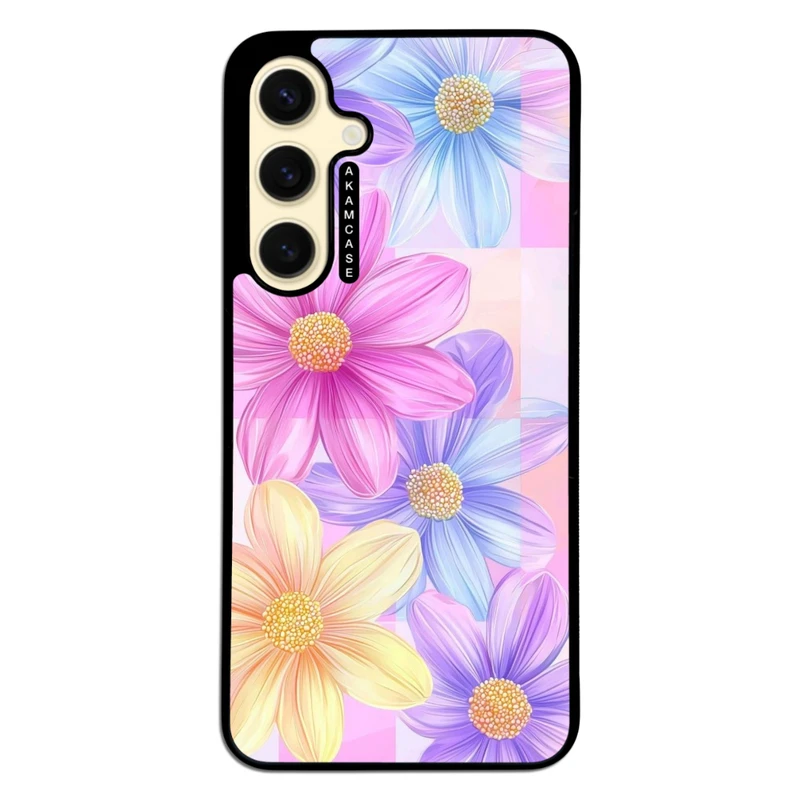 کاور آکام مدل AMC-WSGS24FE-FLOWERS-31 مناسب برای گوشی موبایل سامسونگ Galaxy S24 FE