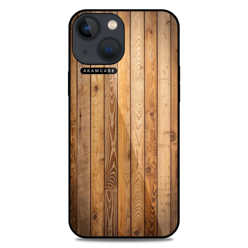 کاور آکام مدل AMC-WA13M-WOOD-21 مناسب برای گوشی موبایل اپل iPhone 13 Mini