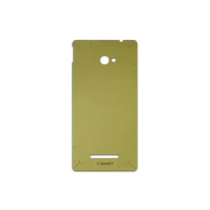 MAHOOT Matte-Gold Cover Sticker for HTC 8X