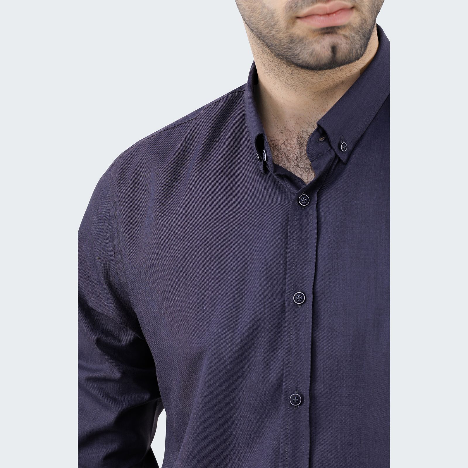 پیراهن آستین بلند مردانه پاتن جامه مدل تترون 102821020284539 -  - 5