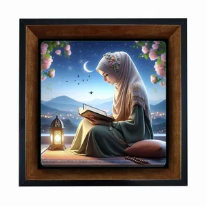 تابلو کاشی مبین ایده طرح دخترانه رمضان کد   X27  -  m1461
