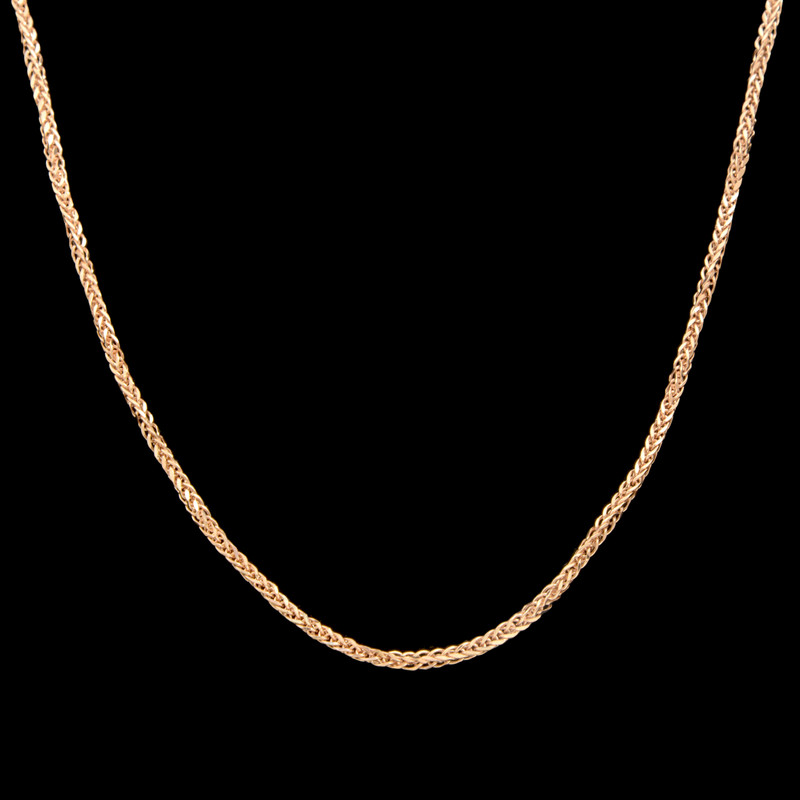 زنجیر طلا 18 عیار زنانه طلای مستجابی مدل میرو کد M07