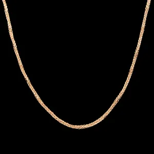 زنجیر طلا 18 عیار زنانه طلای مستجابی مدل میرو کد R40