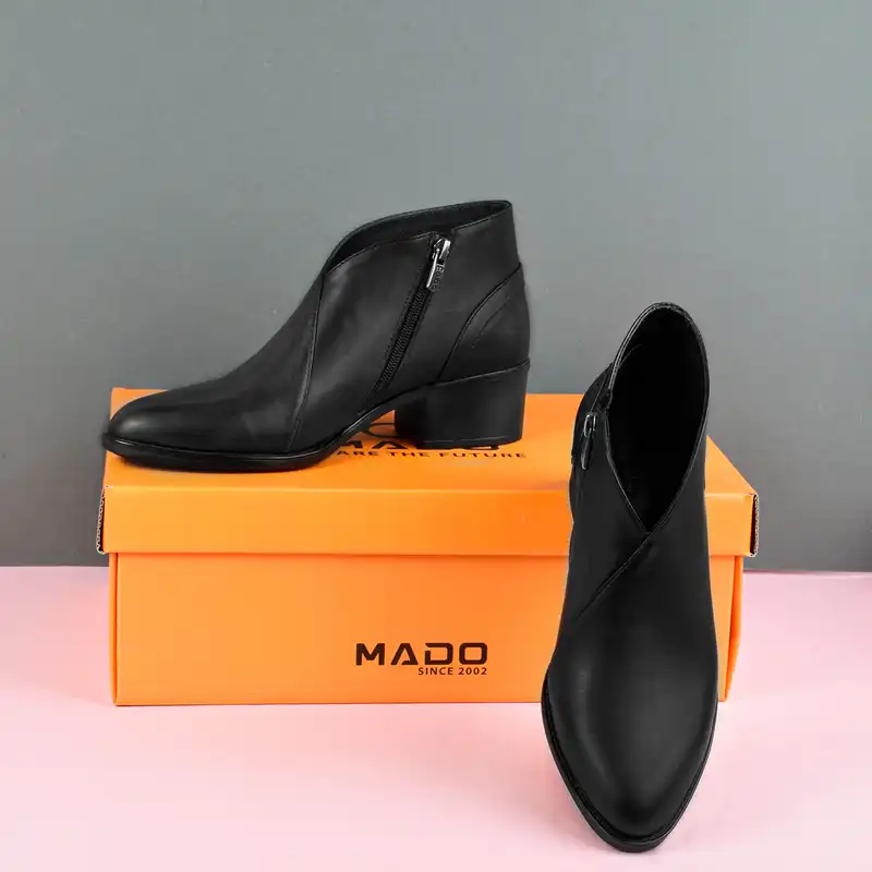 نیم بوت زنانه مدل   چرم طبیعی کد BK.2975