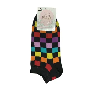 جوراب مدل شطرنجی کد 001