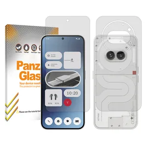 Panzer glass Resistant model transparent screen protector suitable for Nothing Phone 2a mobile phone along with the back of the phone