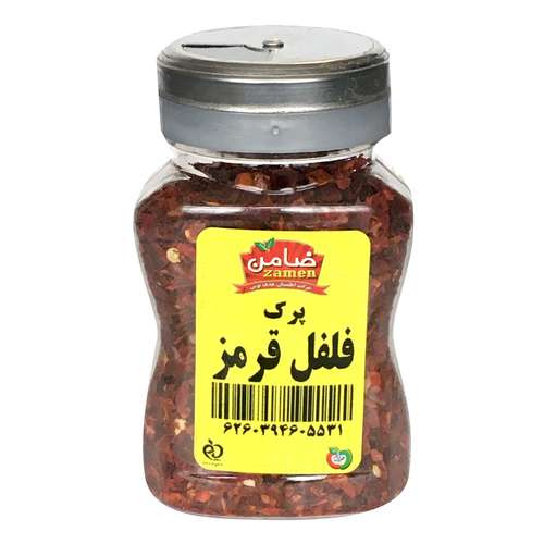 پرك فلفل قرمز ضامن - 80 گرم