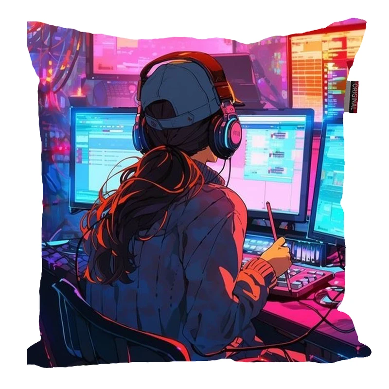 کوسن مدل دخترانه طرح تریدری کد 332