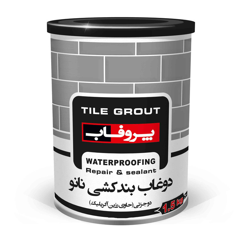 نانو دوغاب بندکشی دوجزئی پروفاب مدل WH-NGROUT وزن 1.5 کیلوگرم