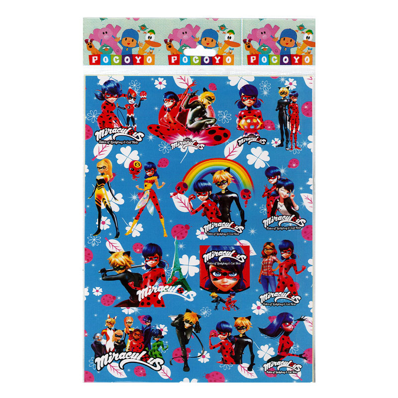 استیکر کودک طرح دختر کفشدوزکی کد ST B