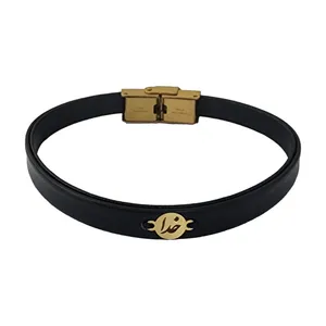 دستبند طلا 18 عیار مردانه لیردا مدل خدا کد 1002