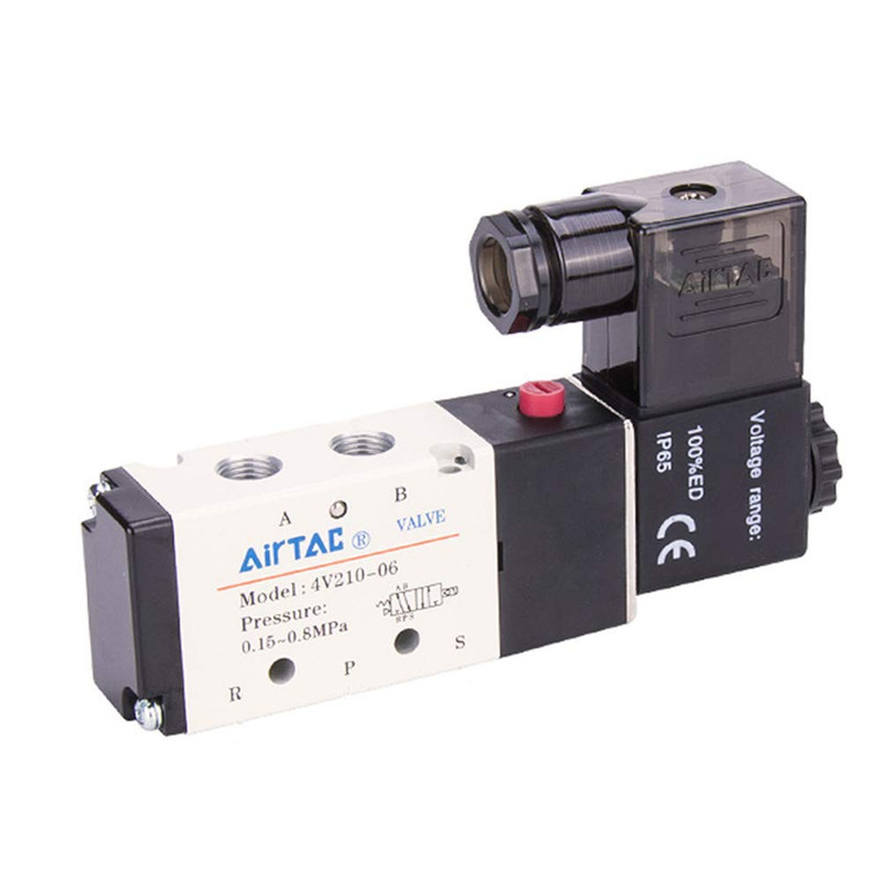 شیر برقی پنوماتیک ایرتک مدل 4v210-06 شیر برقی پنوماتیک ایرتک مدل 4v210-06