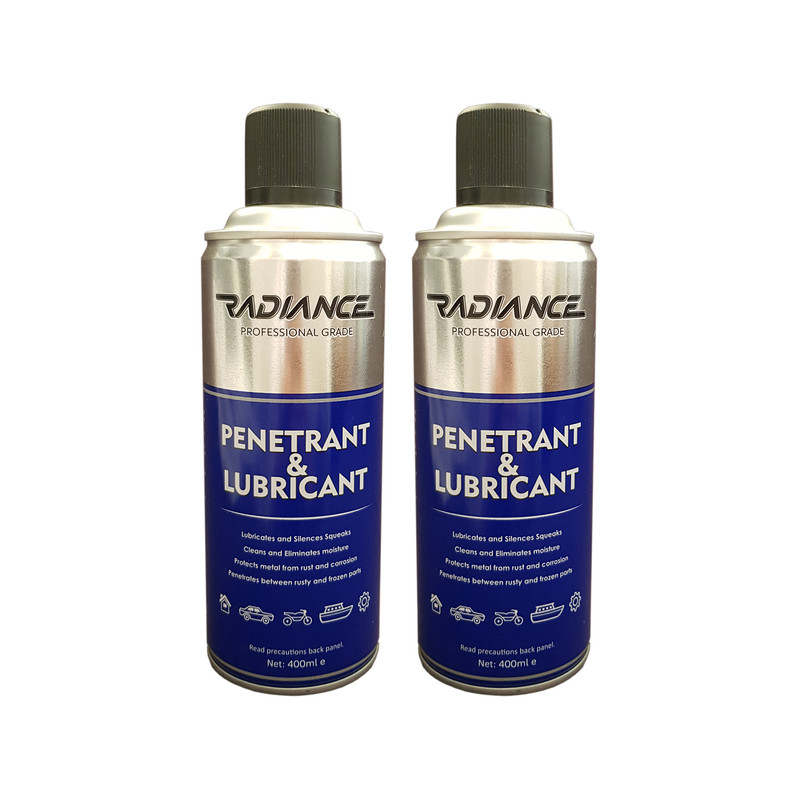 اسپری روان کننده و زنگ بر رادیانس مدل WD-40 حجم 400 میلی لیتر بسته 2 عددی اسپری روان کننده و زنگ بر رادیانس مدل WD-40 حجم 400 میلی لیتر بسته 2 عددی