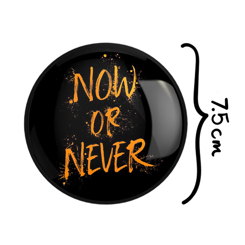 آینه جیبی خندالو طرح Now Or Never مدل تاشو کد 2730 آینه جیبی خندالو طرح Now Or Never مدل تاشو کد 2730