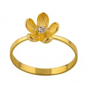 انگشتر طلا 18 عیار زنانه مدل dkli777