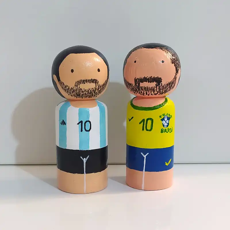 اسباب بازی چوبی مدل طرح فوتبال لیست مجموعه دو عددی