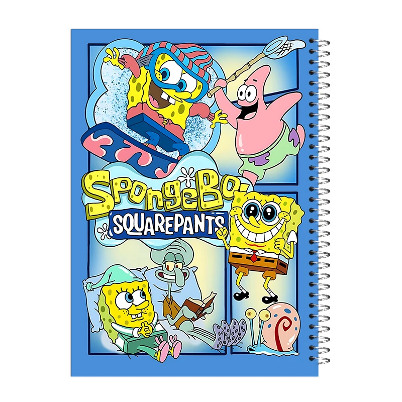 دفتر مشق 80 برگ آی چاپ مدل کامیک طرح باب اسفنجی کد 331