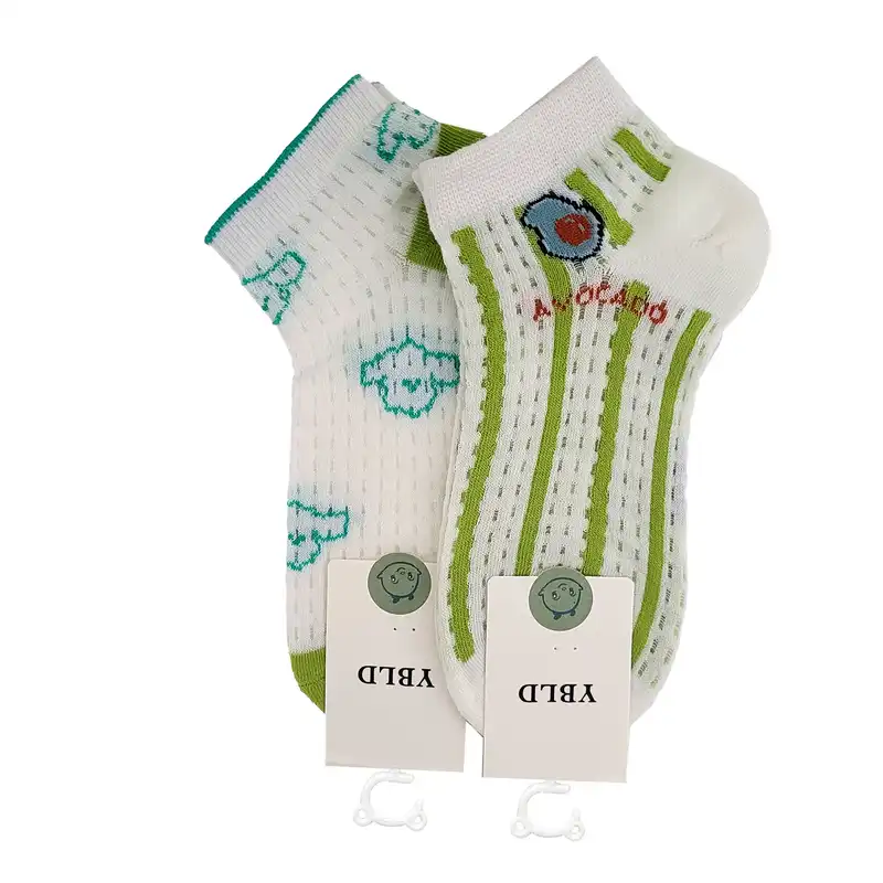 جوراب بچگانه مدل تدی - کد 05042 - بسته 2 عددی