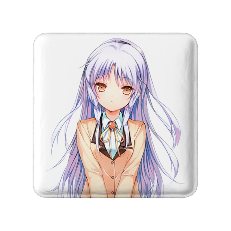 مگنت خندالو طرح کاناده انیمه آنجل بیتس مدل مربعی کد 31944