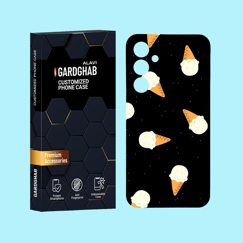 کاور گارد قاب علوی مدل پترن فانتزی مناسب برای گوشی موبایل سامسونگ Galaxy A55