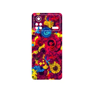 MAHOOT Vector Flower Garden Digital Art Cover Sticker for Xiaomi Poco X4 Pro 5G