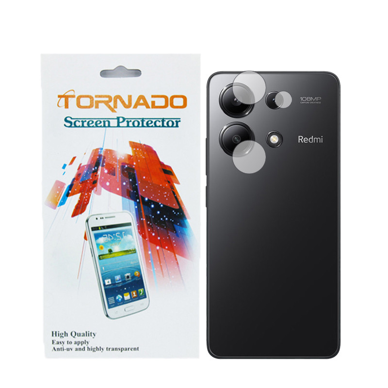 محافظ لنز دوربین تورنادو مدل نانوگلس مناسب برای گوشی موبایل شیائومی Redmi Note 13 بسته 40 عددی