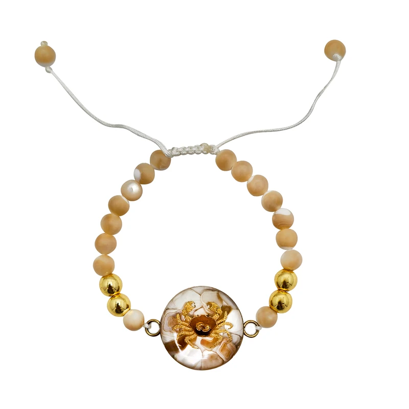 دستبند بندی زنانه مارک گلد مدل ماه تولد تیر سری دیانا DB04