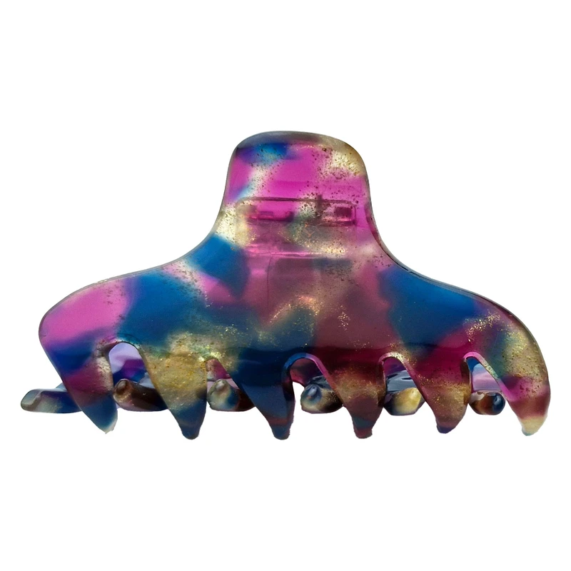 کلیپس مو زنانه مدل گرانیتی مرمری کوچک کد 00201603