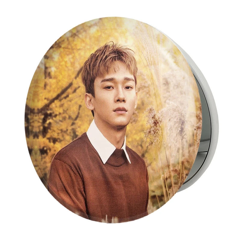 آینه جیبی خندالو طرح چن گروه اکسو EXO مدل تاشو کد 13345 