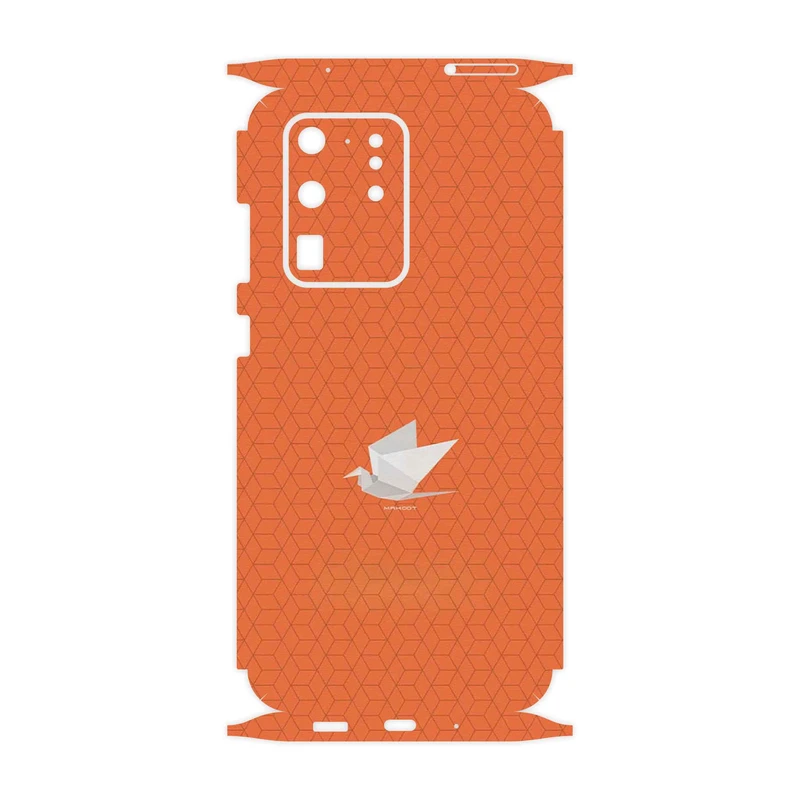 برچسب پوششی ماهوت مدل Minimalist origami bird-FullSkin مناسب برای گوشی موبایل سامسونگ Galaxy S20 Ultra