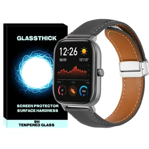 Glassthick Mag Leather GL Band for Amazfit Size 20mm GTS / GTS 2e / GTS 2 / GTS 2 Mini / GTS 3 / GTS 4 / GTS 4 Mini / GTR Mini smartwatch