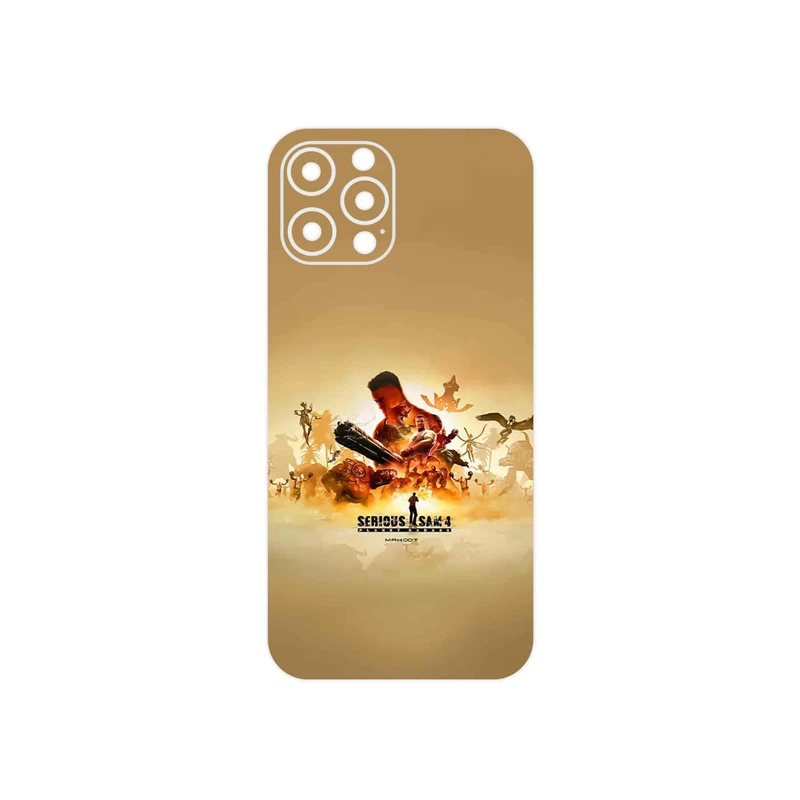 برچسب پوششی ماهوت مدل Serious Sam Game Series مناسب برای گوشی موبایل اپل iPhone 12 Pro Max