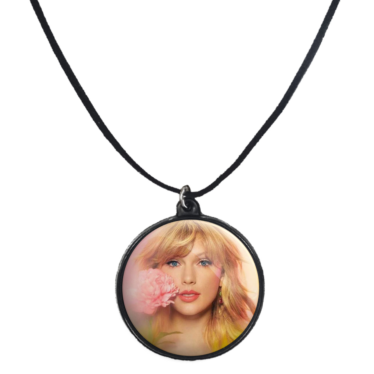 گردنبند پرمانه طرح تیلور سویفت کد pmb.2826 مدل دو طرفه