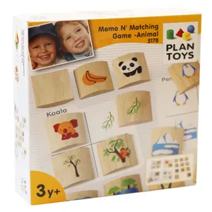 بازی آموزشی پلن تویز مدل Memo and Matching game-Animal