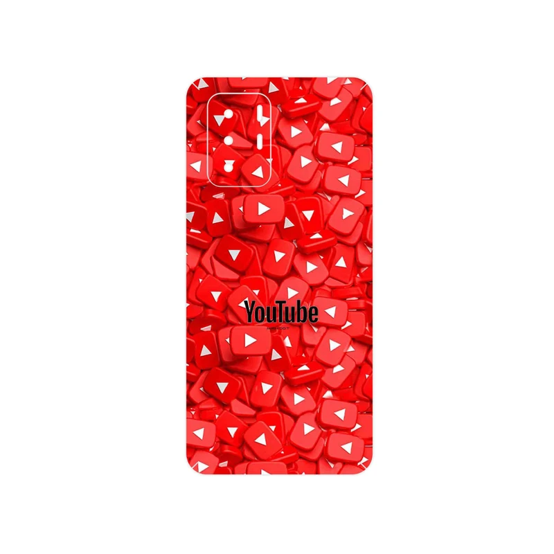 برچسب پوششی ماهوت مدل Youtube مناسب برای گوشی موبایل شیائومی Redmi Note 10 Pro (China)